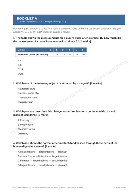 Questions preview