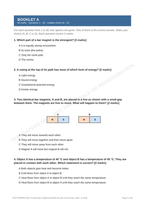 Questions preview