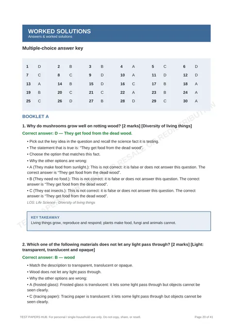 Solutions preview