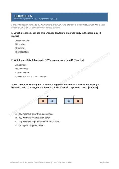 Questions preview