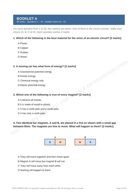 Questions preview