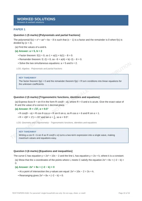 Solutions preview