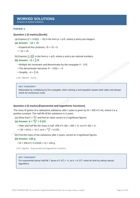 Solutions preview