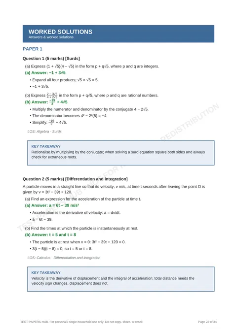 Solutions preview