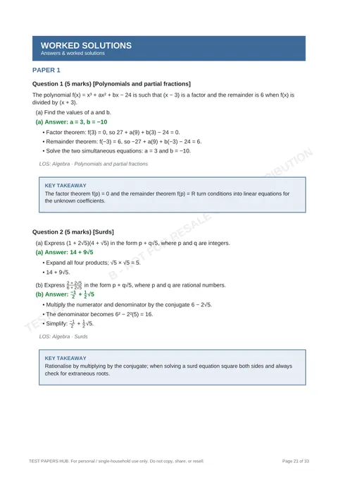 Solutions preview