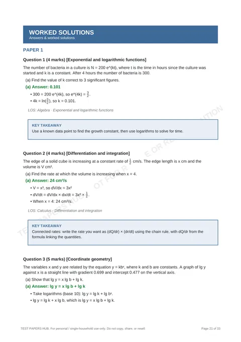 Solutions preview