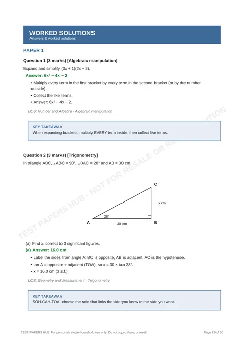 Solutions preview