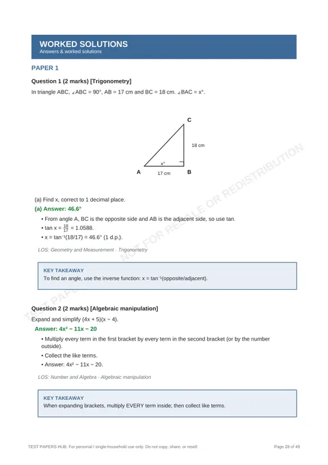 Solutions preview