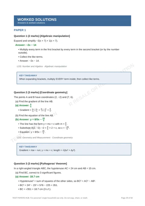 Solutions preview