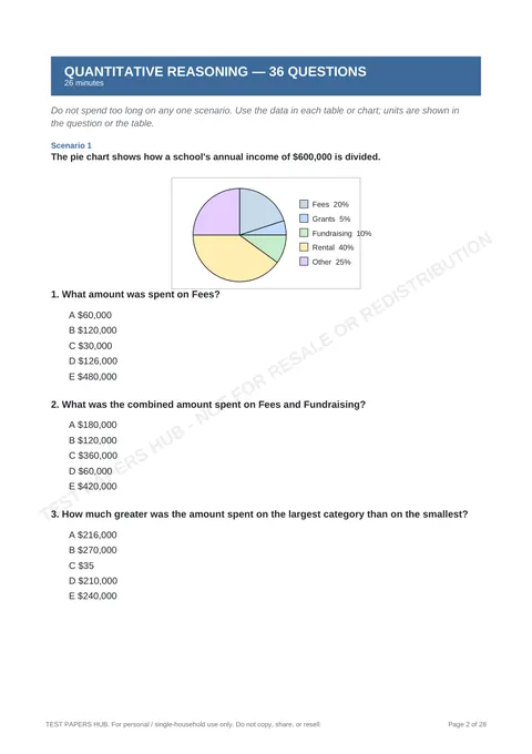 Questions preview