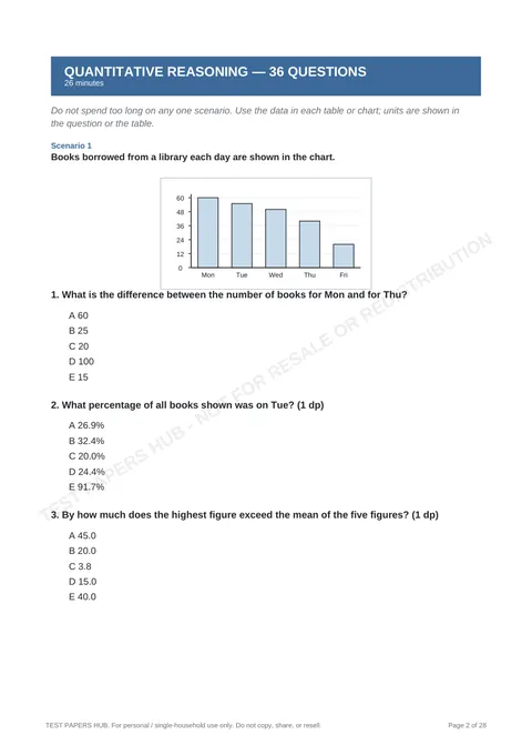 Questions preview