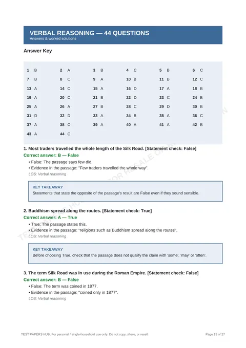 Solutions preview