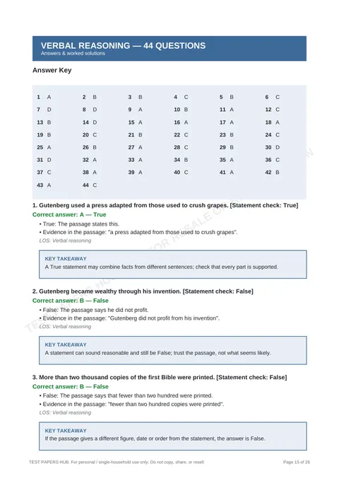 Solutions preview