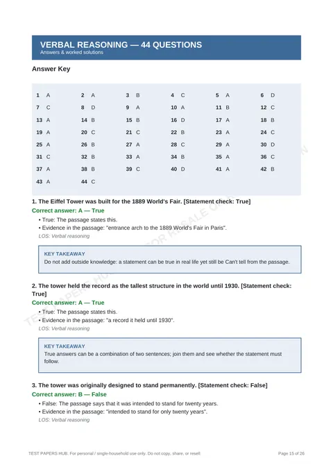 Solutions preview
