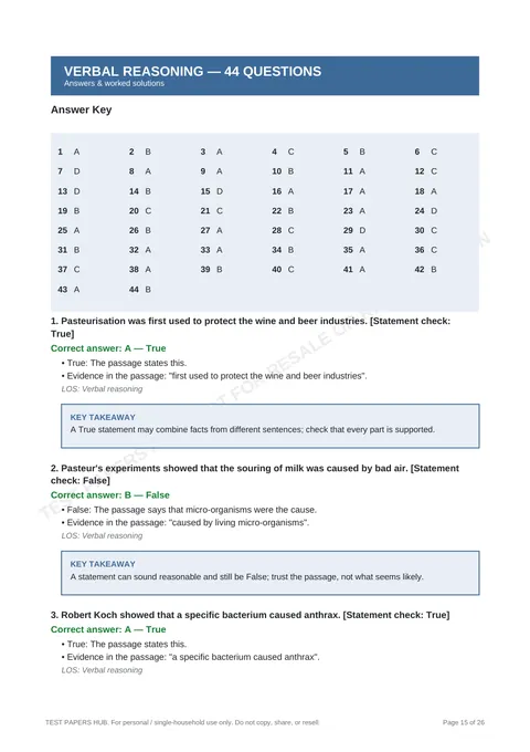 Solutions preview