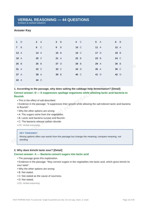Solutions preview