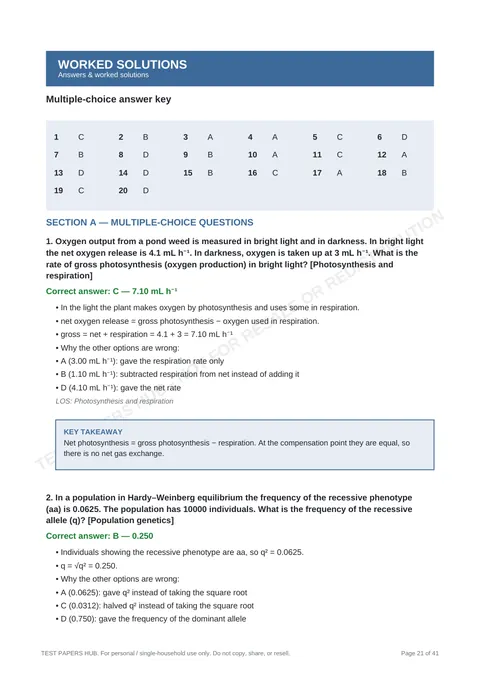 Solutions preview