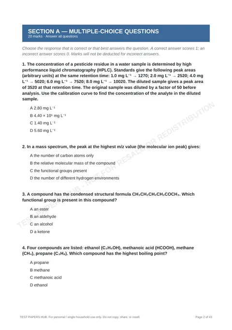Questions preview