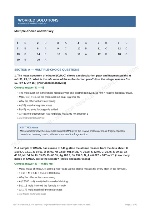 Solutions preview