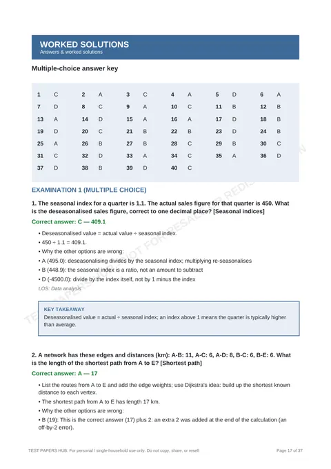 Solutions preview
