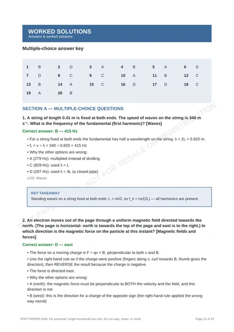 Solutions preview