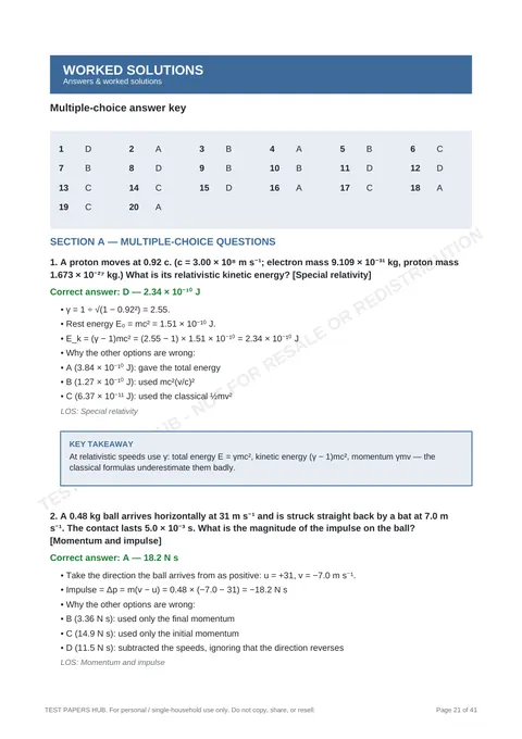 Solutions preview