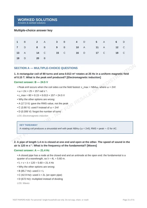 Solutions preview