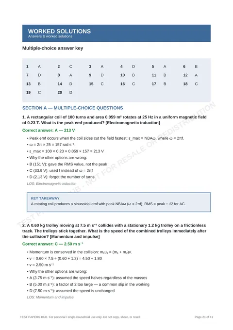 Solutions preview