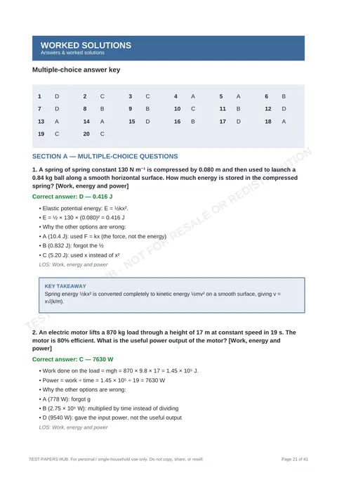 Solutions preview