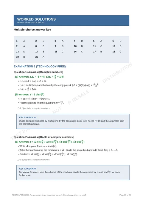 Solutions preview